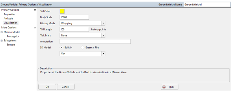 GroundVehicle Visualization Editor